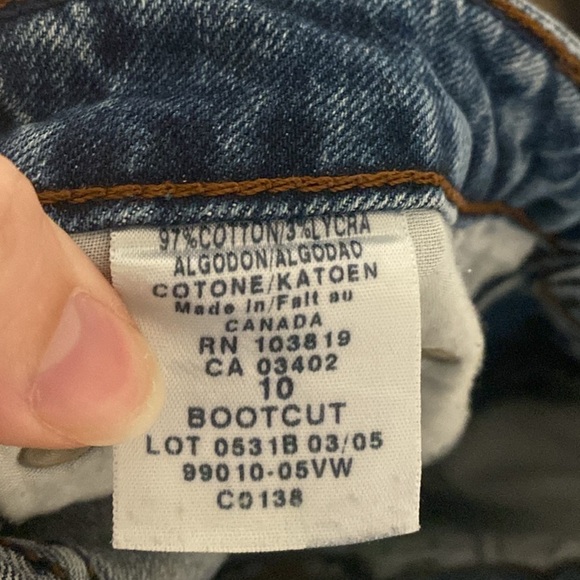 Vintage Harley Davidson Motorcycles Medium Wash Bootcut Jeans - Picture 6 of 6